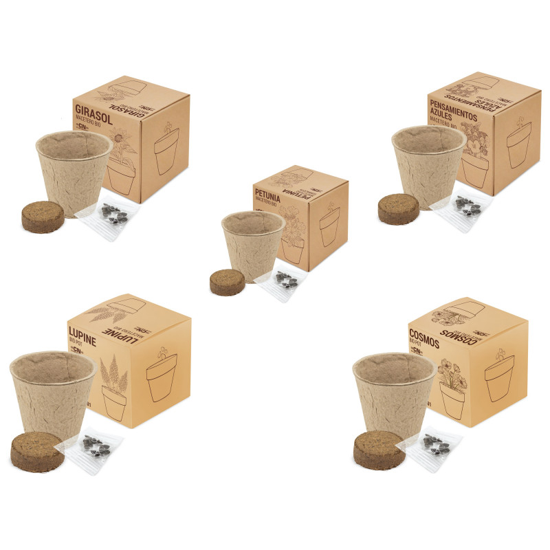 Vaso bio sementes