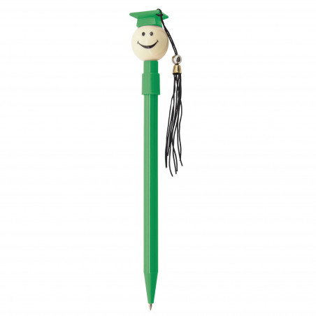 Caderno de formatura personalizado com caneta de formatura apresentado numa bolsa