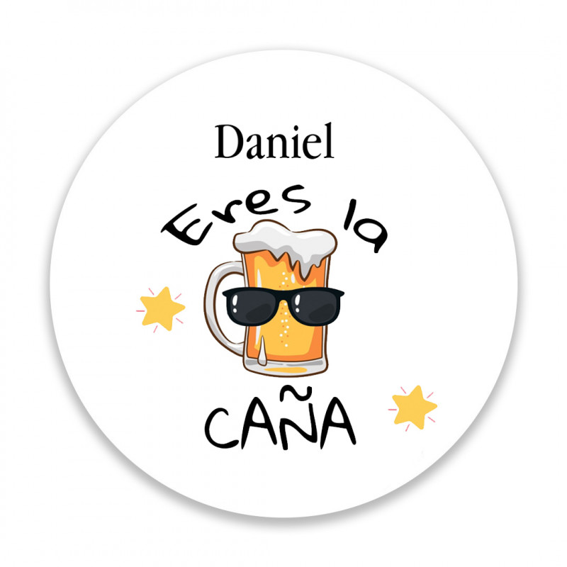 Adesivo personalizado 5cm você é a caña decoração para detalhes de eventos