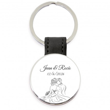 Chaveiro personalizado para casamentos com caixa: elegância e recordação