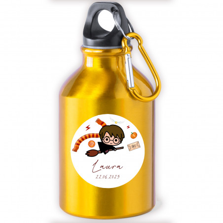 Bidão personalizado harry potter cor amarela 330 ml