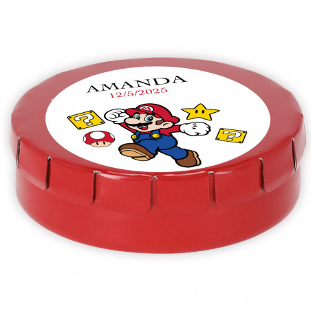 Dispensador de doces personalizado mario bros detalhe original para eventos infantis