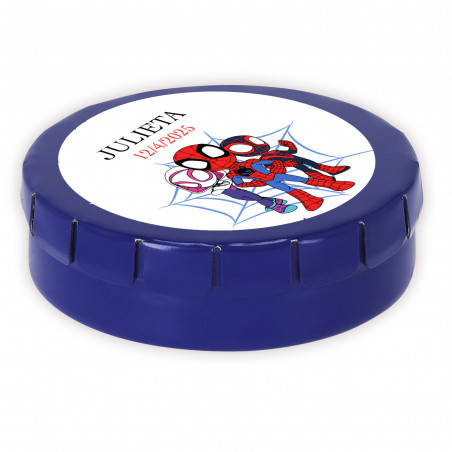 Dispensador de balas de menta coleção spidy detalhe original para eventos infantis