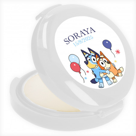 Bálsamo labial personalizado coleção Bluey e Bingo Detalhe ideal para aniversários e comunhões