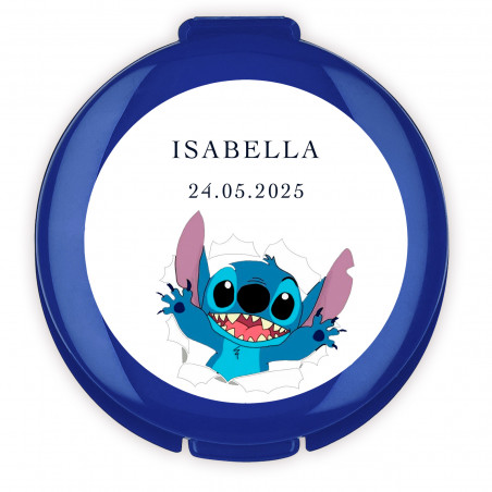 Bálsamo labial azul personalizado coleção stitch