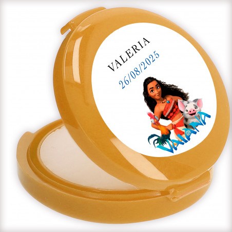 Bálsamo Labial Personalizado Coleção Vaiana – Ideal para Detalhes de Eventos Infantis