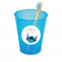 Escova de dentes de bambu e copo personalizado coleção stitch