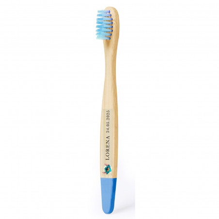 Escova de dentes de bambu e copo personalizado coleção stitch
