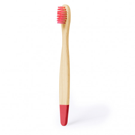 Escova de dentes de bambu personalizada com adesivo de mario bros