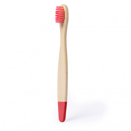 Escova de dentes de bambu personalizada com adesivo de mario bros