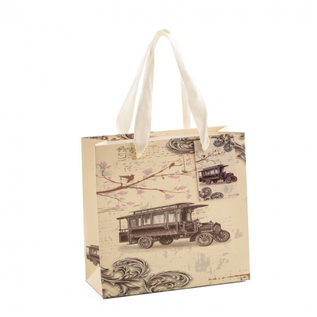 Saco Pequeno Do Presente Do Vintage