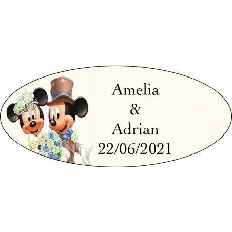 Chaveiros originais com adesivo de casamento personalizado