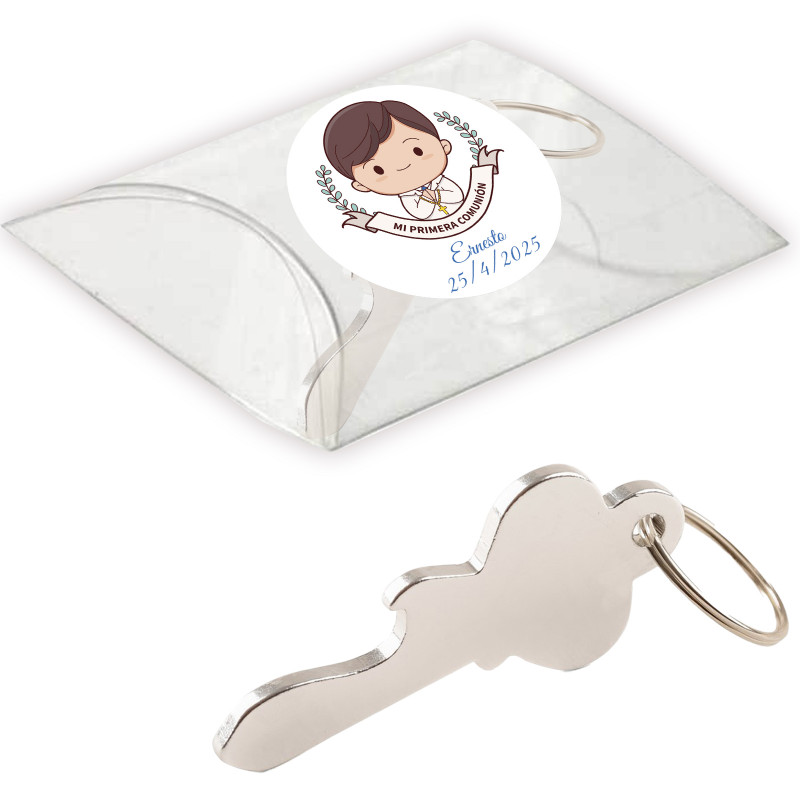 Abridor de comunhão personalizado em caixa de acetato