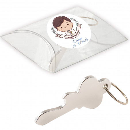 Abridor de comunhão personalizado em caixa de acetato