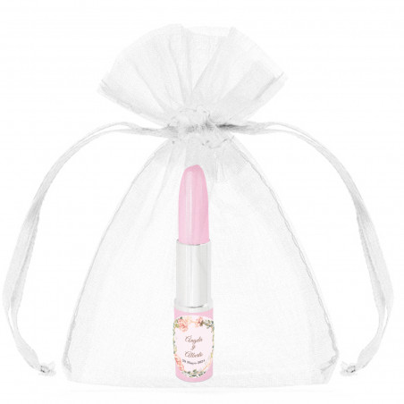 Caneta batom com bolsa de casamento personalizada