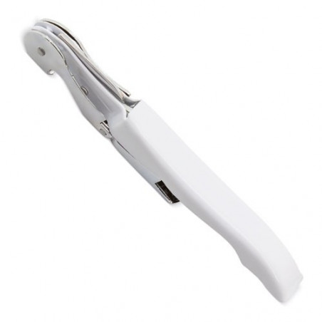 Saca-rolhas branco personalizado para lembranças