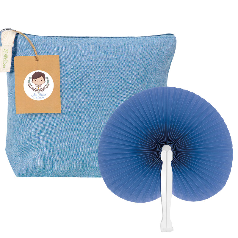 Necessaire personalizado e leque: um detalhe ideal para mulheres em comunhões