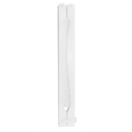 Necessaire de juta com coração e pai pai branco ideal para detalhes de convidadas