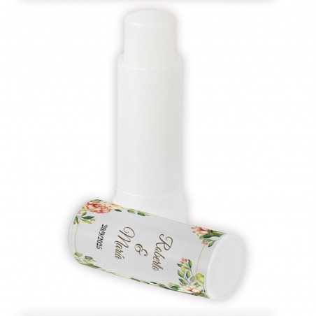 Bálsamo labial personalizado com proteção solar spf15: detalhe útil e elegante para celebrações