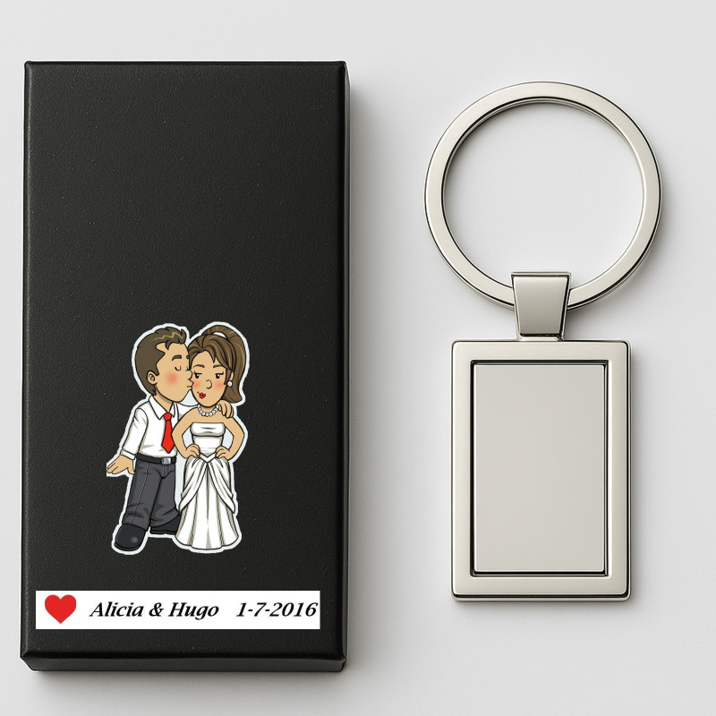 Chaveiros para casamentos baratos personalizados