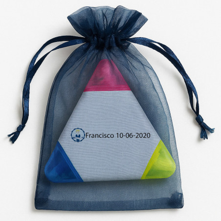 Marcador tricolor personalizado para detalhes de comunhão crianças