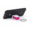 Chaveiro Suporte para Celular Prático e Original na Cor Rosa