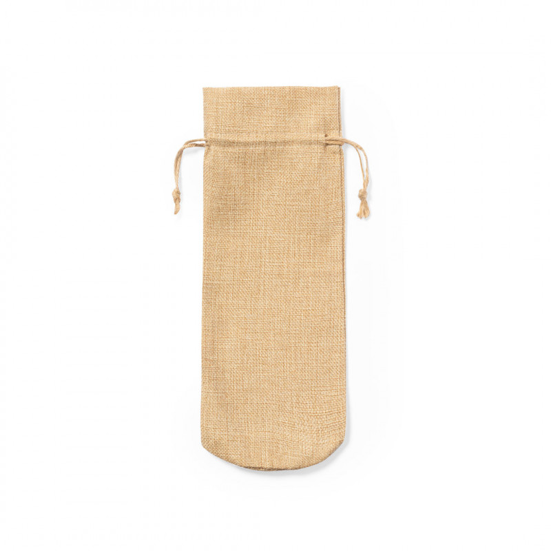 Bolsa para garrafas com cordão