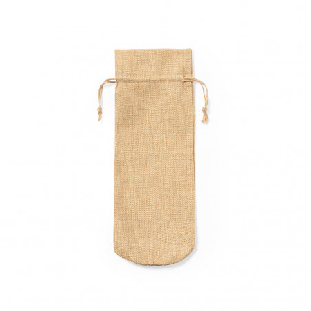 Bolsa para garrafas com cordão