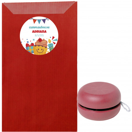 Yoyó em bolsa personalizada para detalhes infantis