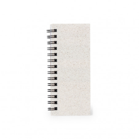 Caneta de formatura com caderno personalizado em bolsa de organza
