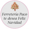 Adesivo personalizado de 3cm para o Natal para empresas
