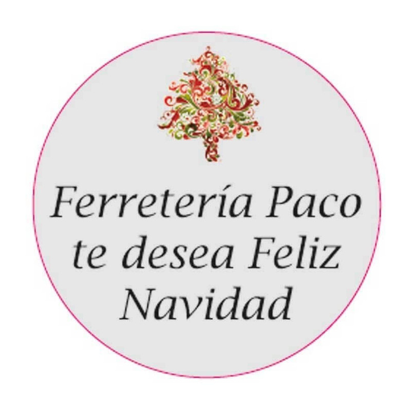 Adesivo personalizado de 3cm para o Natal para empresas