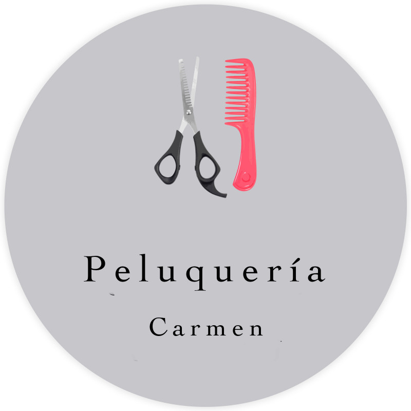 Adesivo personalizado para cabeleireiro 3cm