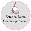 Adesivo Personalizado 3cm com Motivo de Beleza