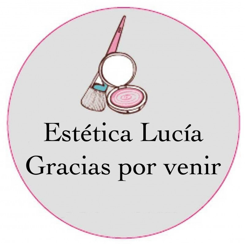 Adesivo Personalizado 3cm com Motivo de Beleza