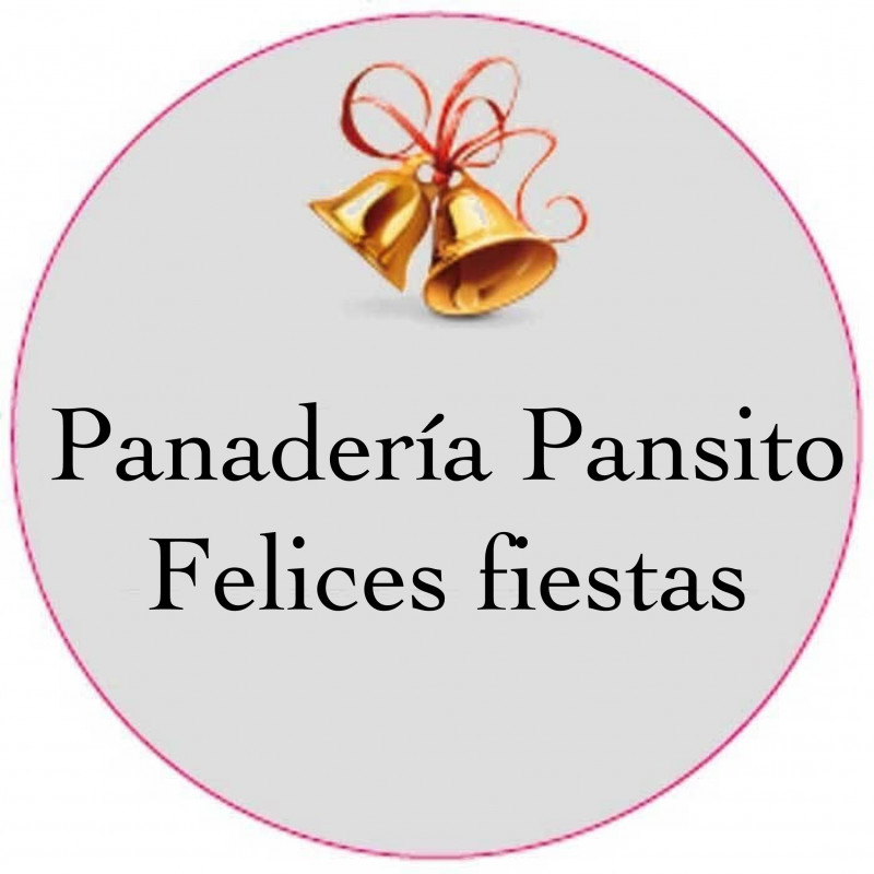 Adesivo natalino personalizado para festas 3cm