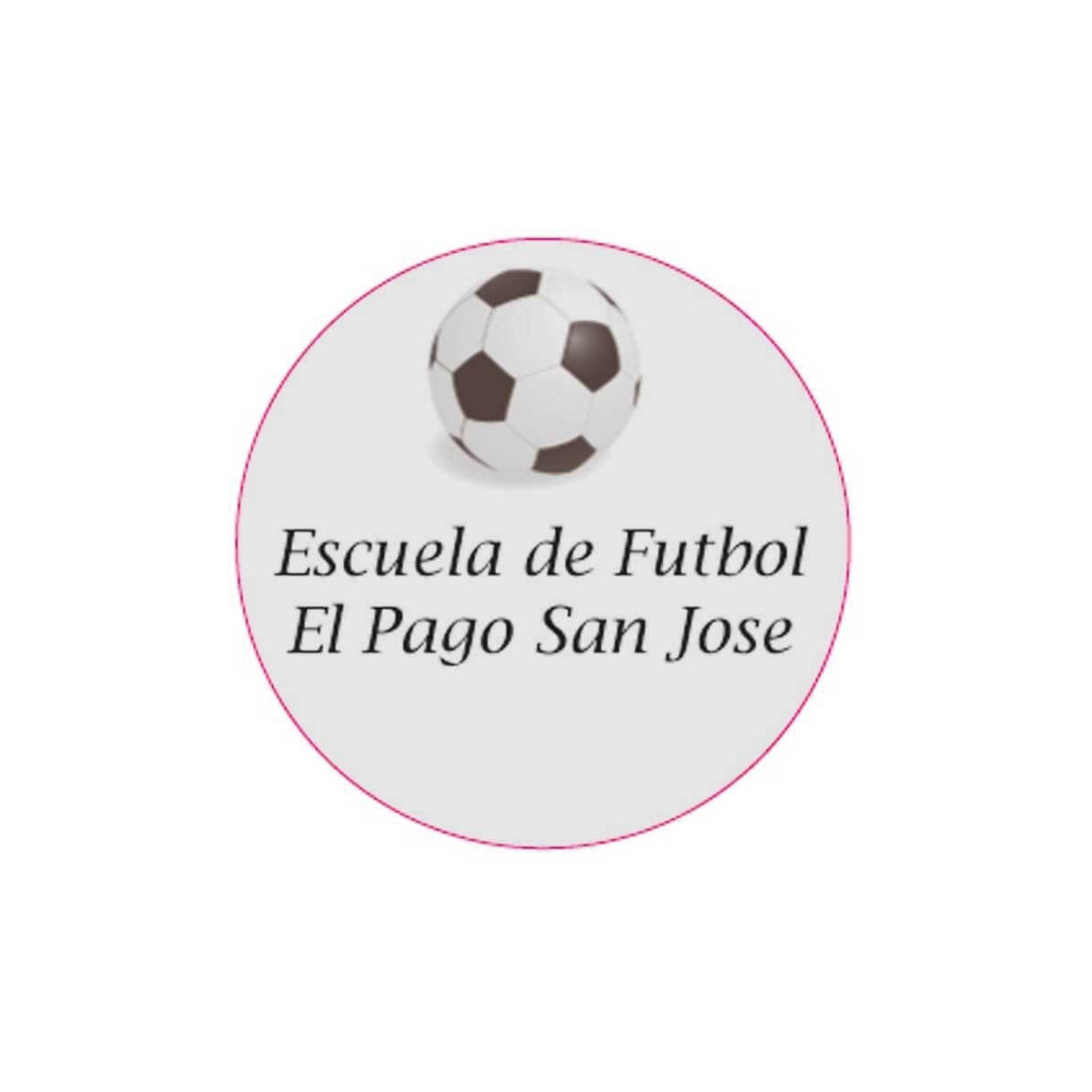 Adesivo de futebol personalizado para eventos 3cm com fundo transparente