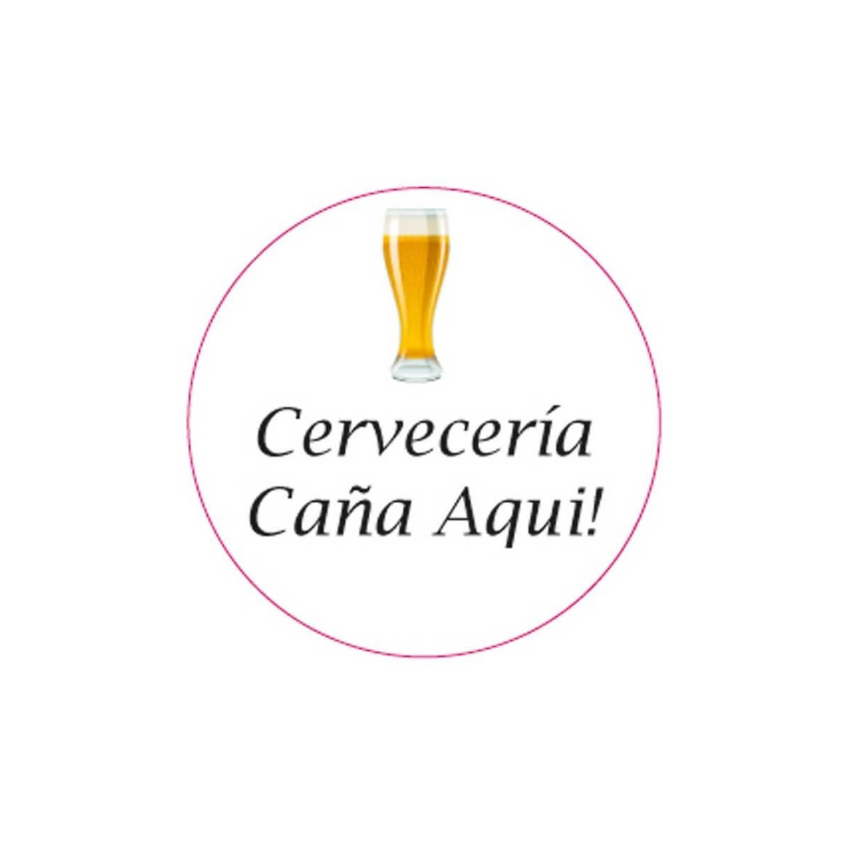 Adesivo cerveja para personalizar 3cm