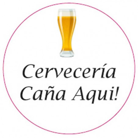 Adesivo cerveja para personalizar 3cm