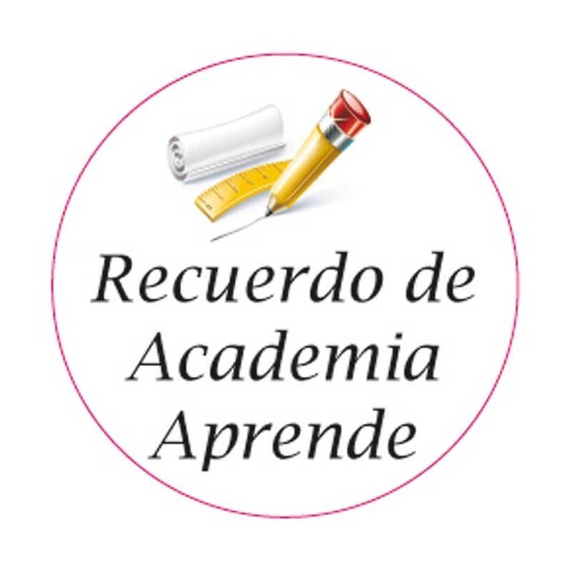 Adesivo para colégios academias e eventos escolares personalizado 3cm