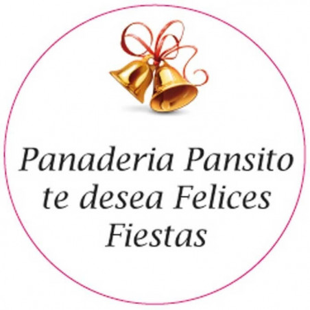 Adesivo personalizado com tema natalino 3cm