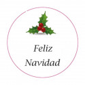 Adesivo feliz natal 3cm