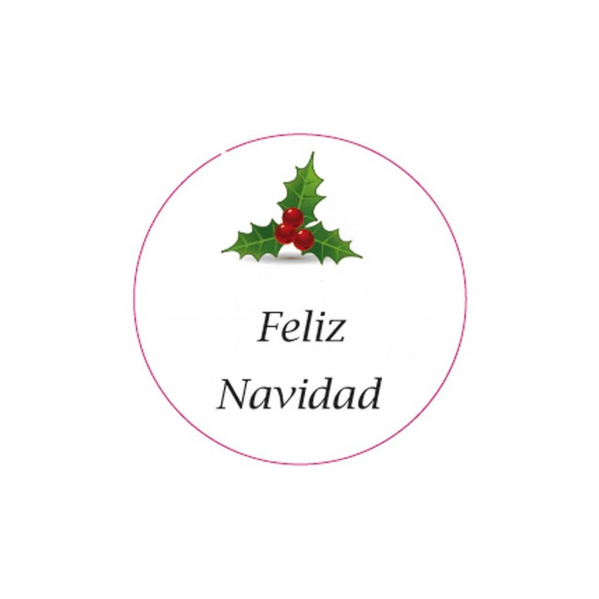Adesivo feliz natal 3cm