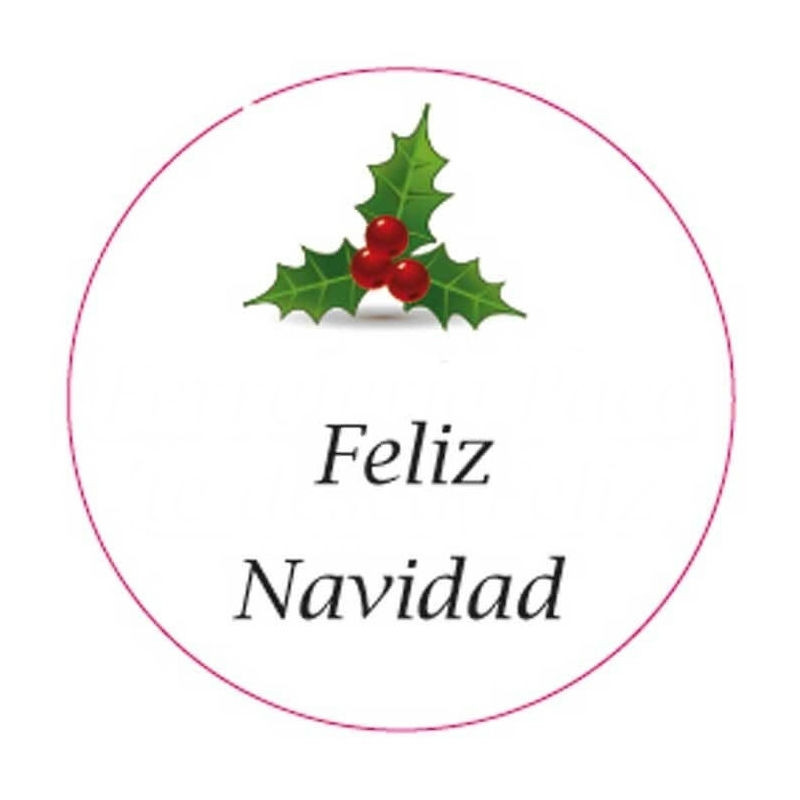 Adesivo feliz natal 3cm