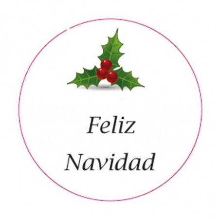 Adesivo feliz natal 3cm