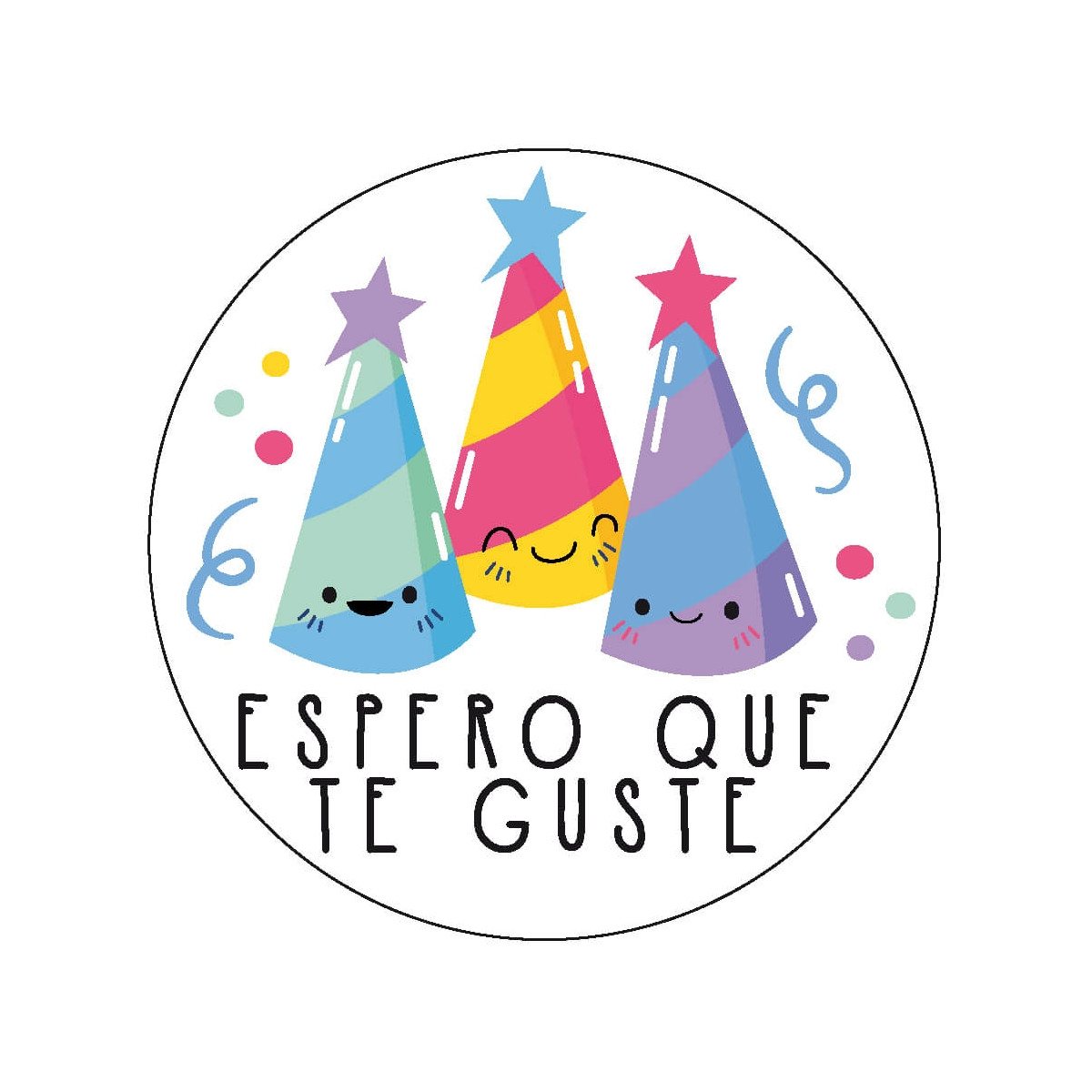 Adesivo espero que gostem 3cm