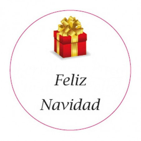 Adesivo 3cm feliz natal para personalizar