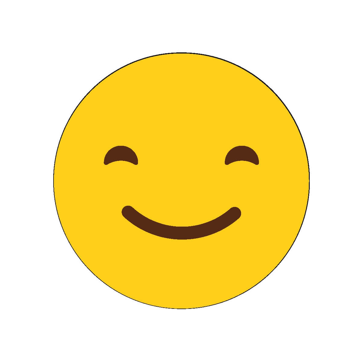 Adesivo 3cm emoji sorriso