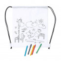 Bolsa para pintar com cores e cone de doces patrulha canina