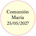 Adesivo personalizado 3cm para empresas, comunhões, batizados ou aniversários